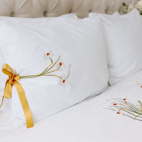 Set 2 fete de perna - broderie - design Narcise